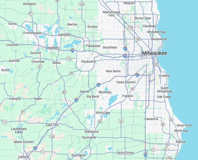 SE Wisconsin Map